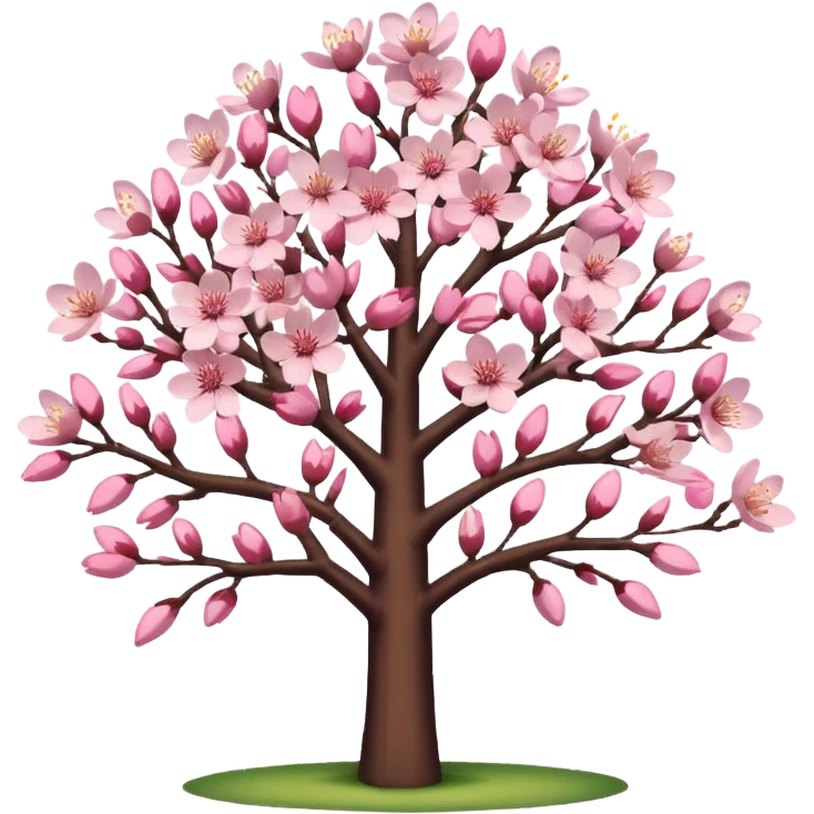 cherry blossom tree emoji