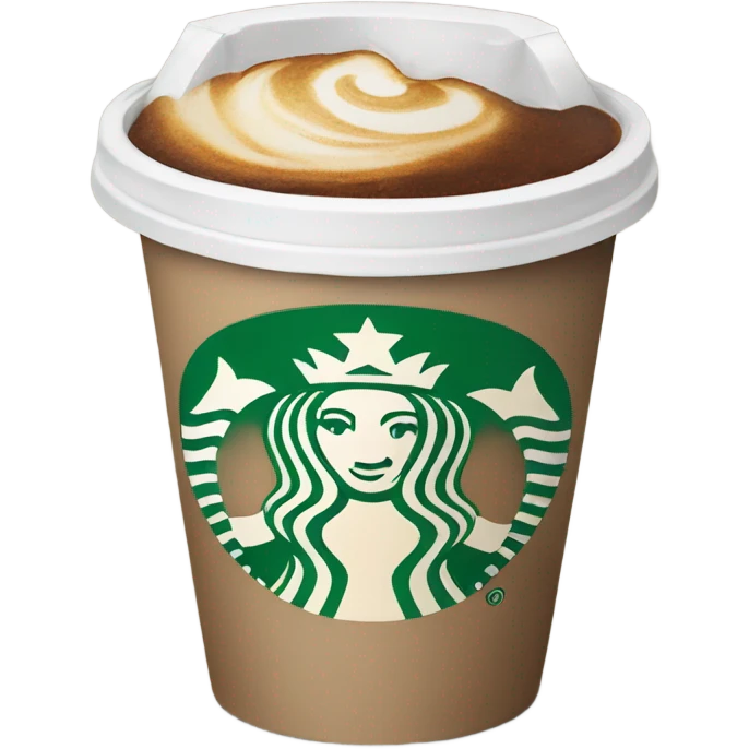 Starbucks cup emoji