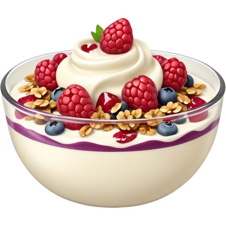 Yogurt bowl emoji