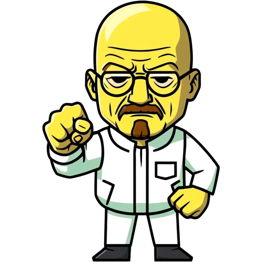 walter white angry emoji
