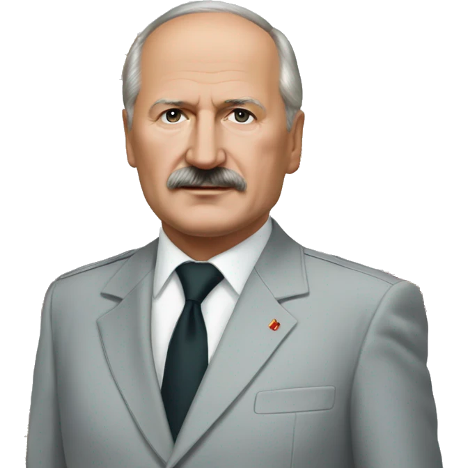 Lukashenko in an iron man suit emoji