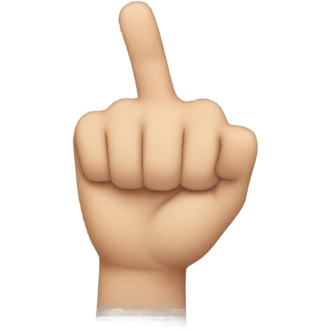 back of hand, pointing,  emoji