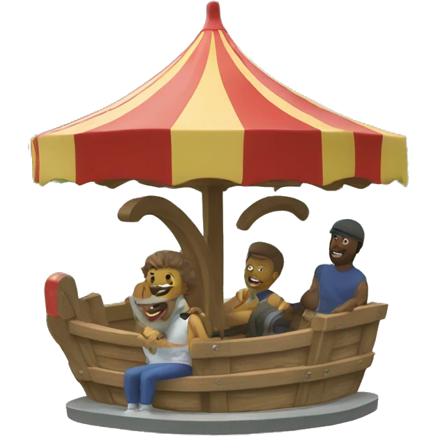 Jul dans un manège emoji
