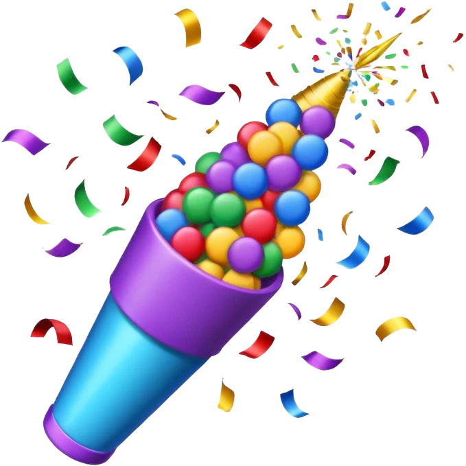 party popper emoji emoji