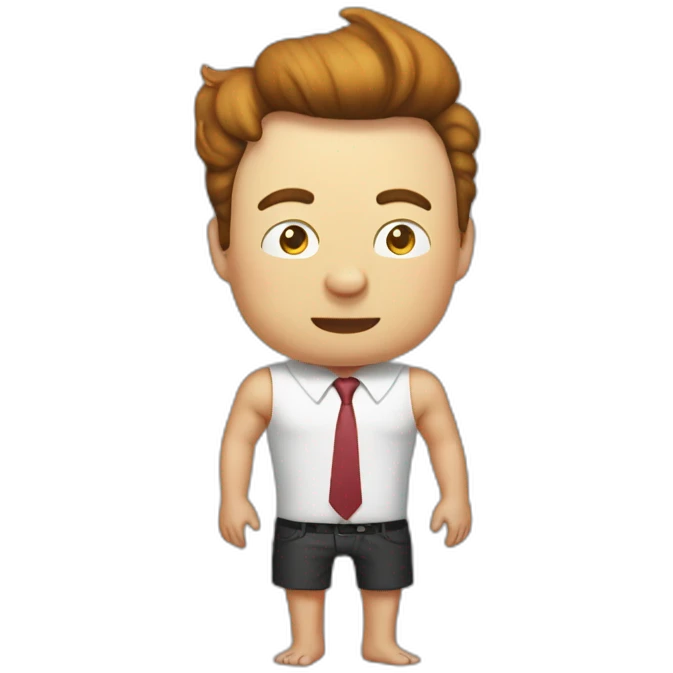 Elon Musk bikini bottom emoji