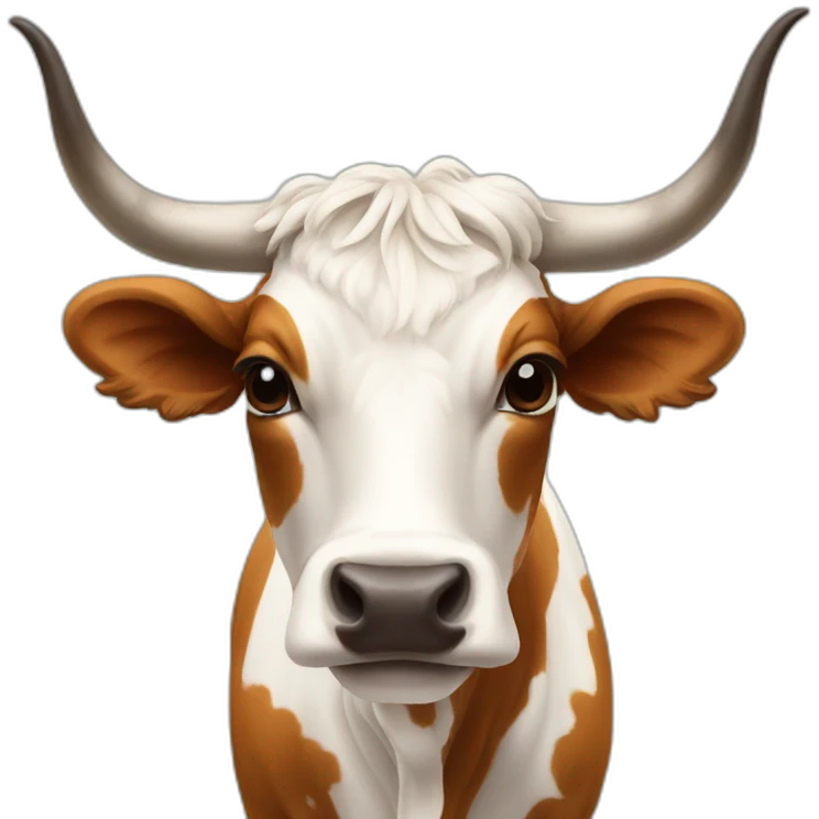 texas longhorn heifer emoji