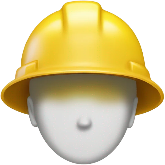 yellow Hard Hatemoji emoji
