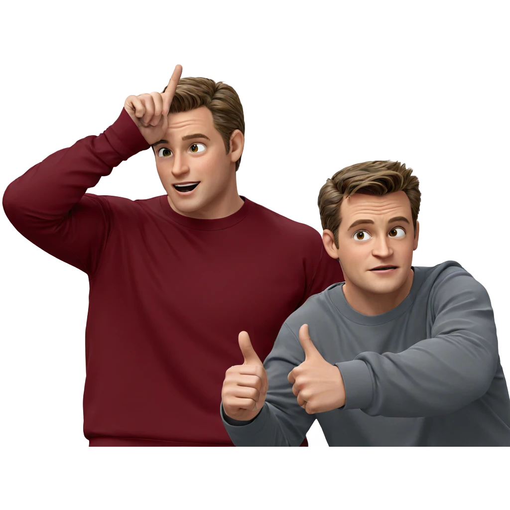 boys in matching shirts emoji
