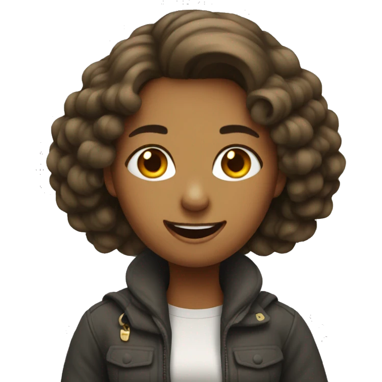 Woman saying okay emoji