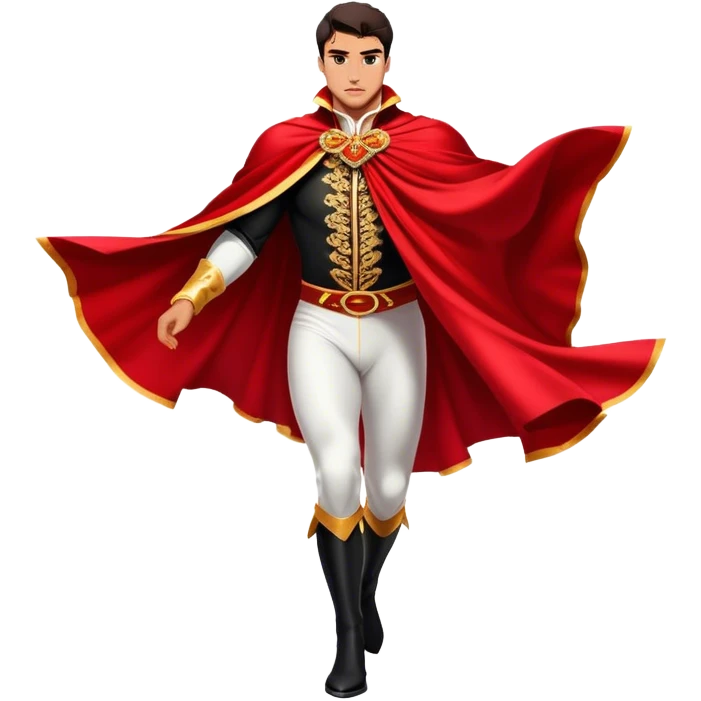 ​Cinematic Spanish Matador Holding a Red Cape, rendered with dynamic motion blur and vivid, high-contrast lighting, emoji