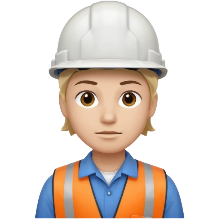 character in work clothes emoji