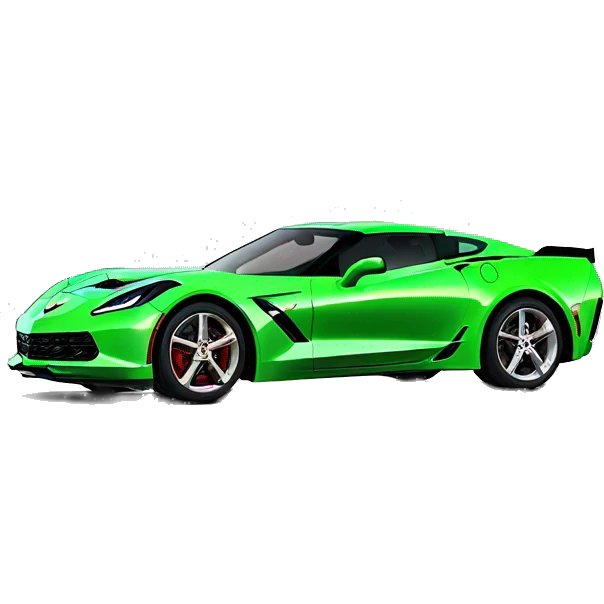 2024 Corvette light green emoji