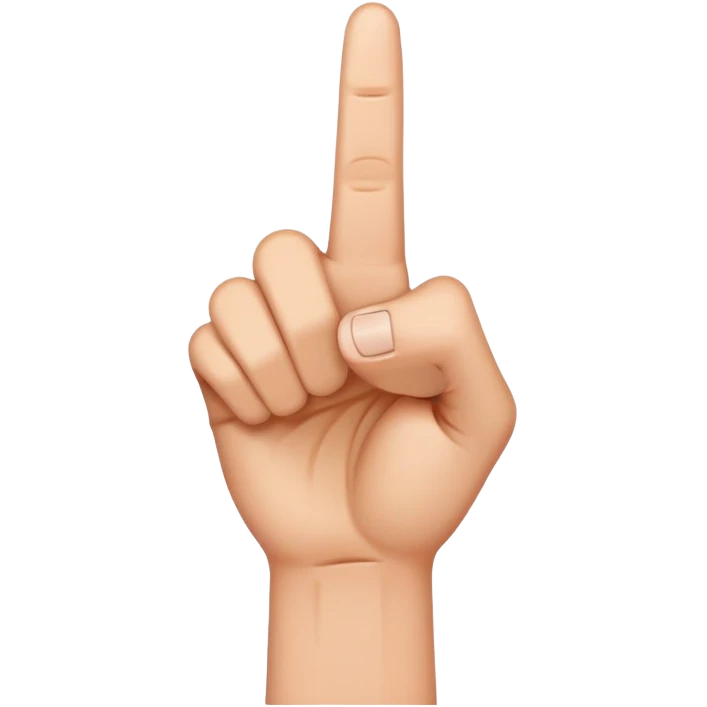Middle finger  emoji