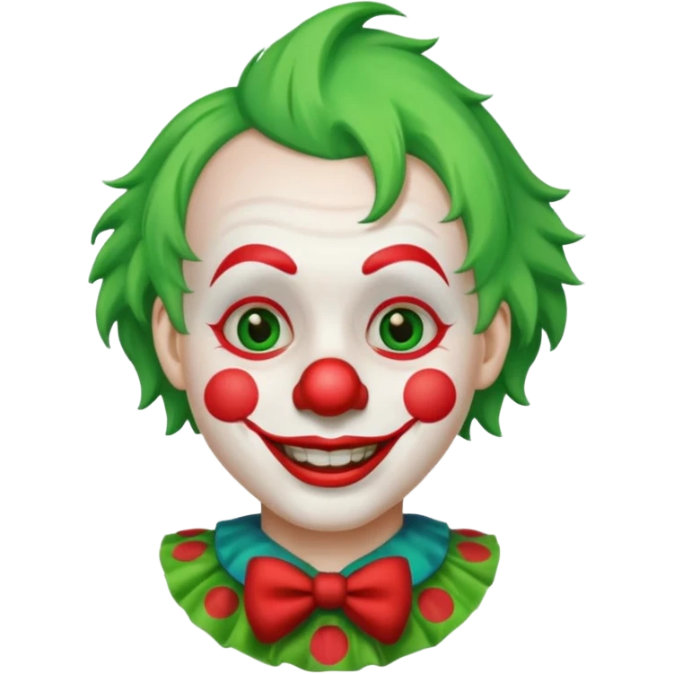 clown with green hair emoji