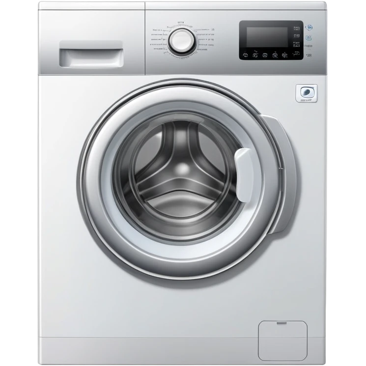 front-loading washing machine with round door emoji