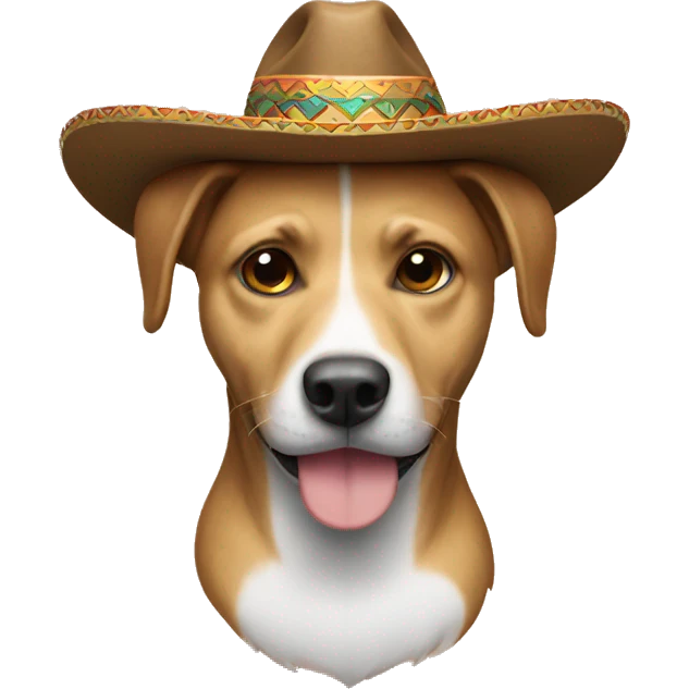Perro con sombrero  emoji
