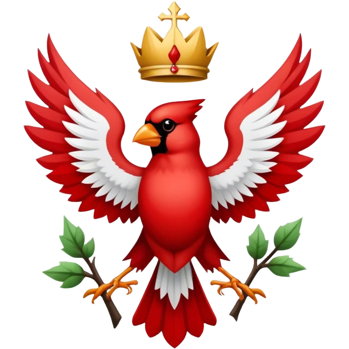 Cardinal's emblem emoji