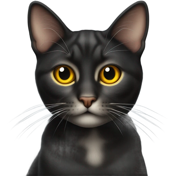 Gato negro  emoji
