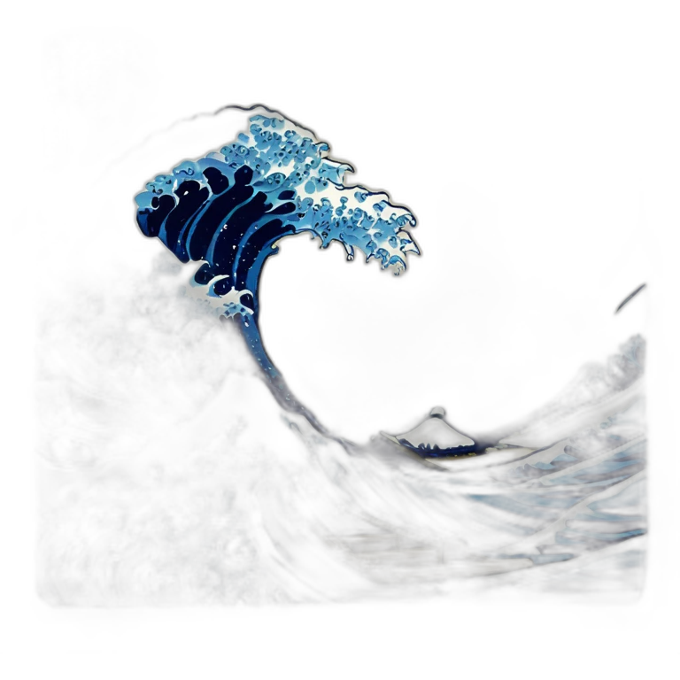 The Great Wave off Kanagawa emoji