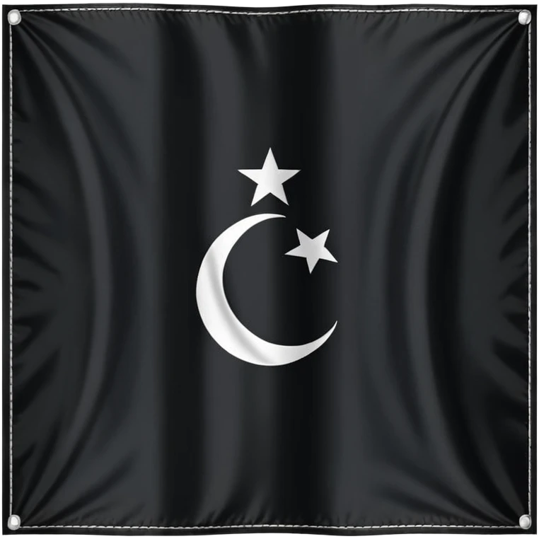 Islamic State flag with لا إله إلا الله written on it emoji