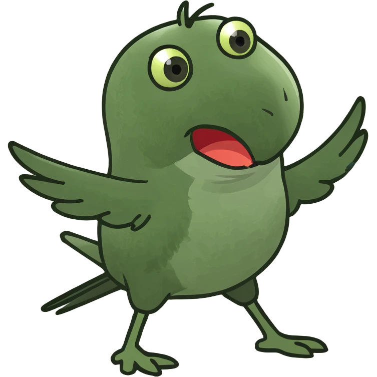 Twerking bird  emoji