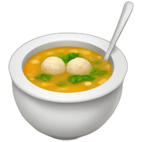 Matzah ball soup emoji