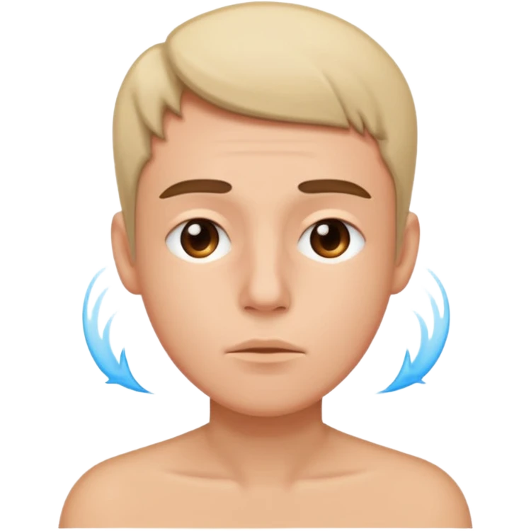 exhaling face emoji