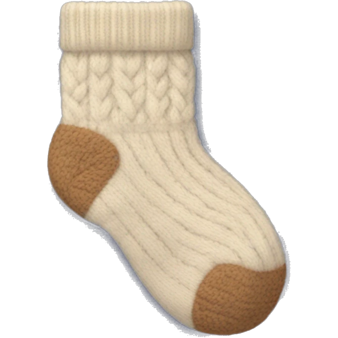 cozy wool socks emoji