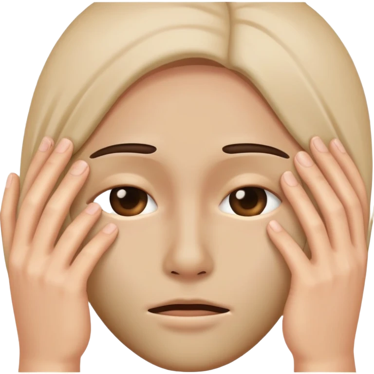 Cover your face emoji