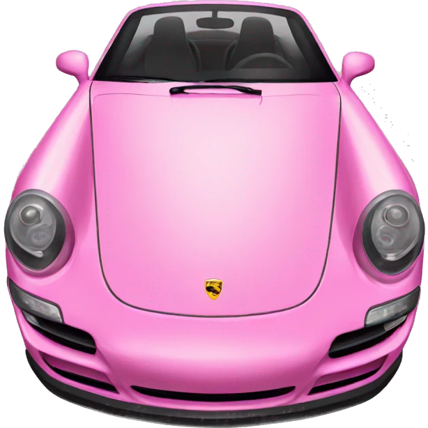 Pink porshe emoji