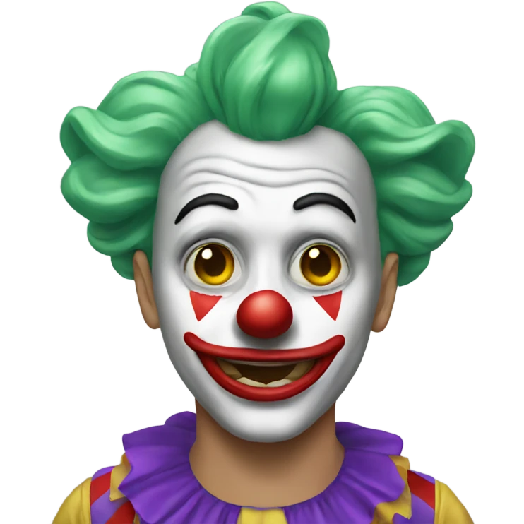Chrome clown emoji