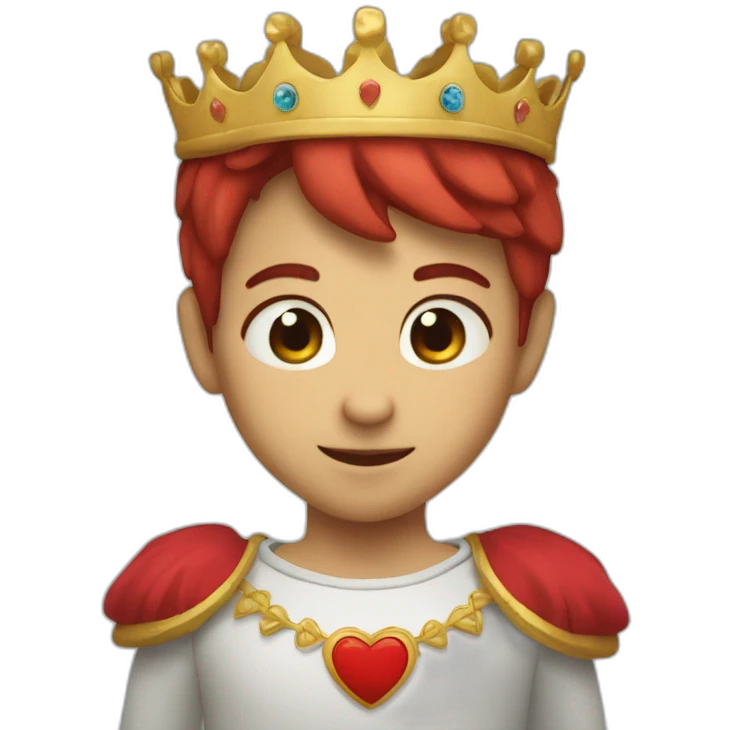 Corazon con una corona emoji