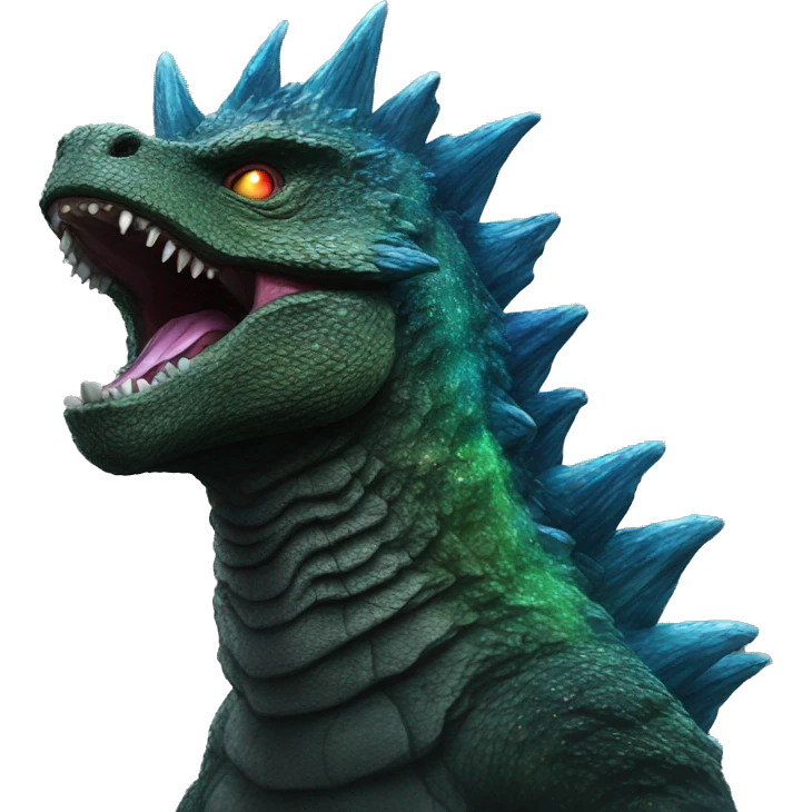 realistic galaxy godzilla  emoji