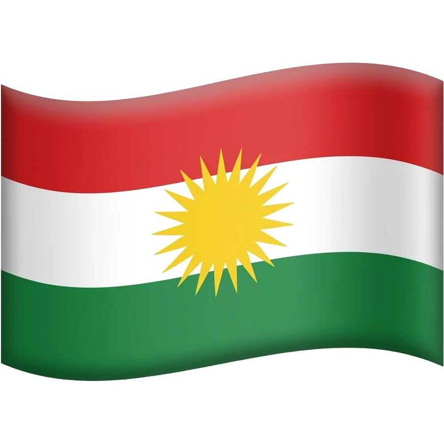 Je veut un emoji de drapeau du. Kurdistan emoji