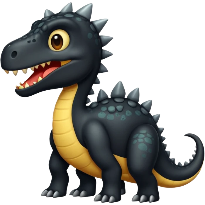black Dinasor emoji