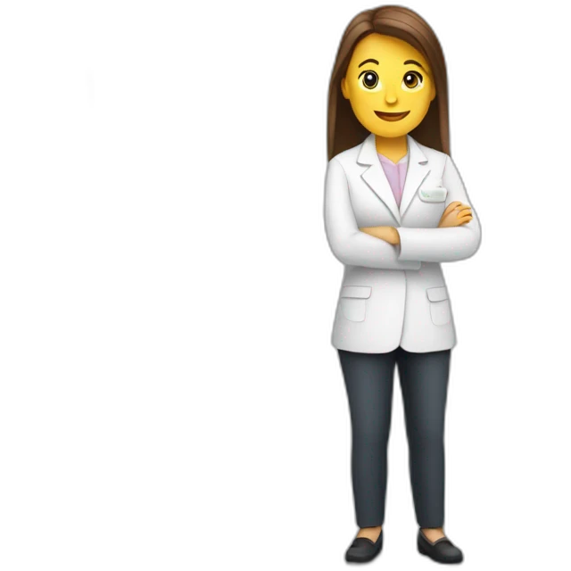 female life insurance advisor giving advice emoji