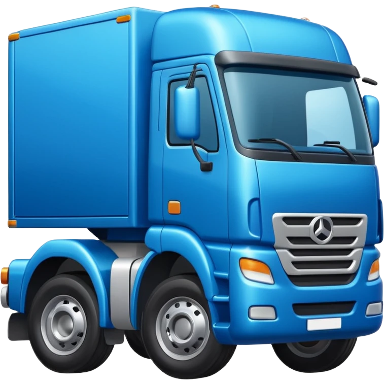 camion bleu emoji