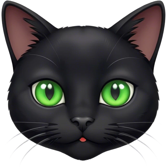 Cute black cat emoji
