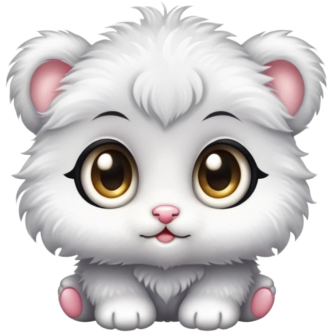 adorable baby animal with big sparkly eyes emoji