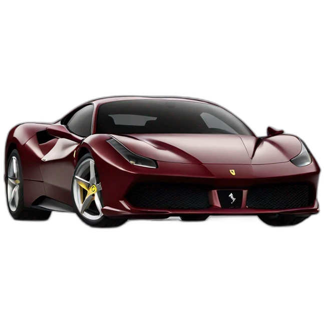 Ferrari sf90 maroon emoji