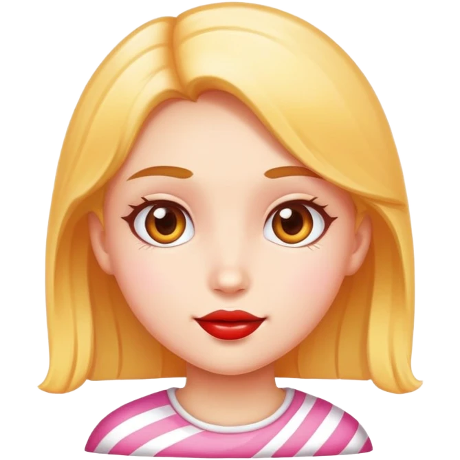Girl her look like candy emoji