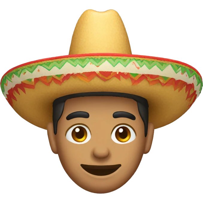 Mexican sombrero small emoji