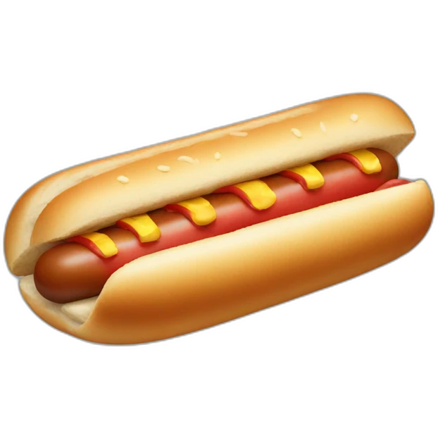 Thnos eating hotdog emoji