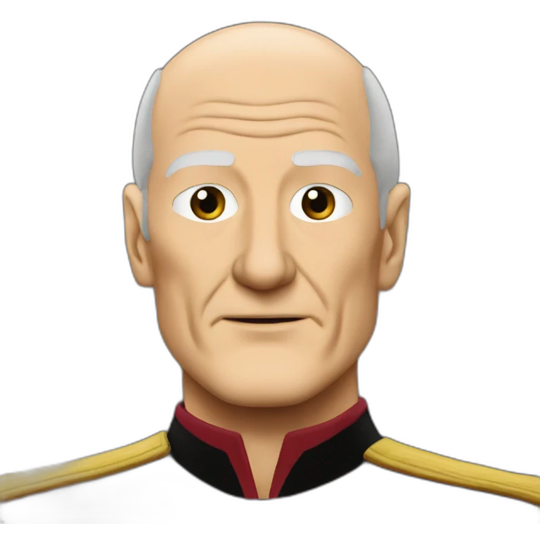 Captain Picard head shot emoji