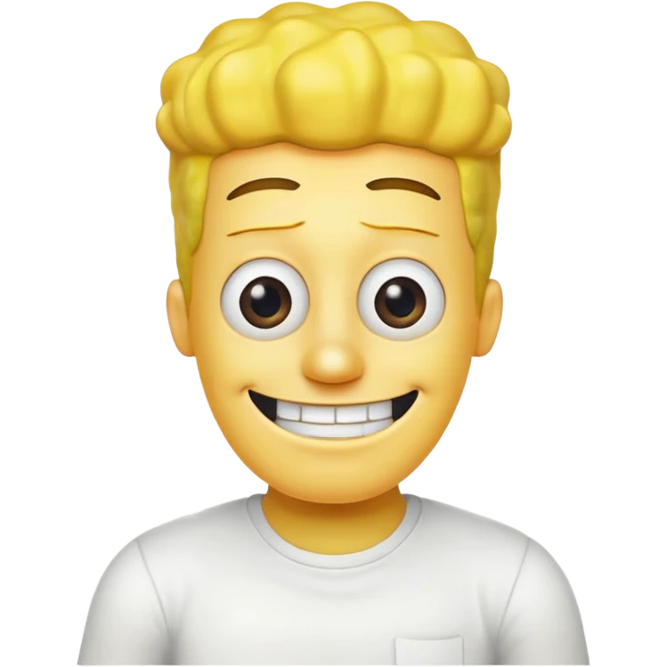 SpongeBob as a human emoji