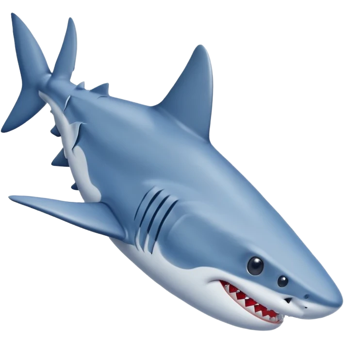 a shark wearing blue Nike shoes emoji