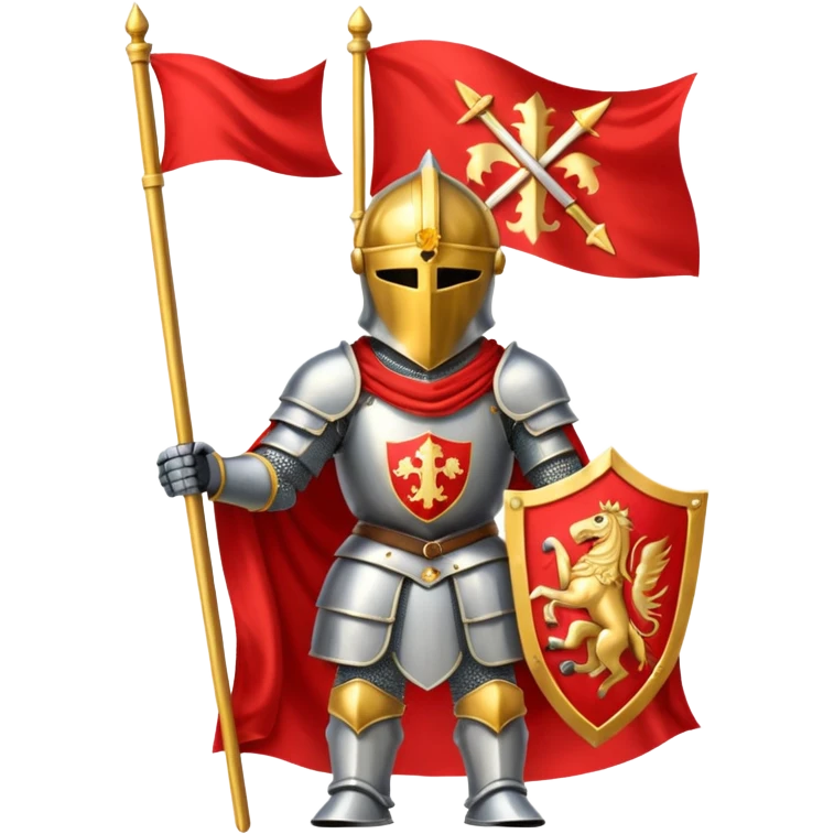 knight flag  emoji