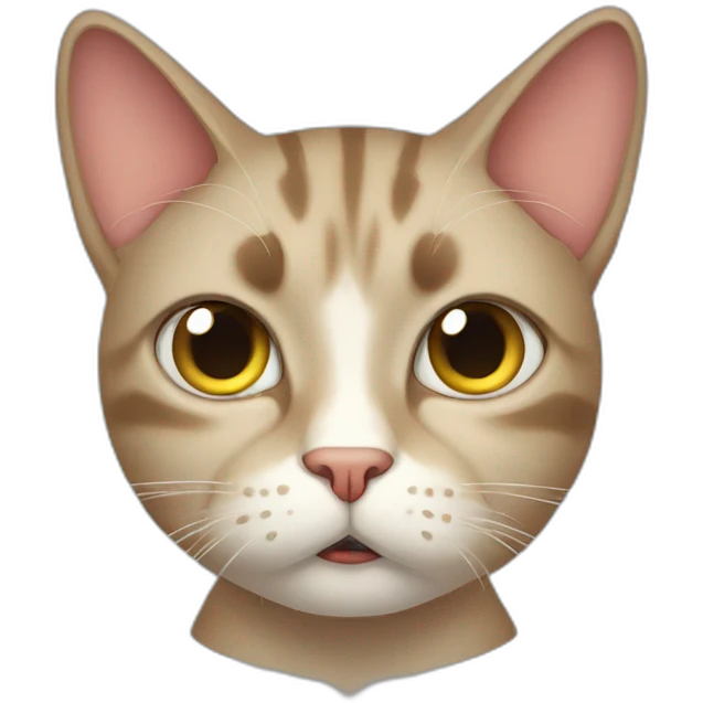 Annoyed cat emoji