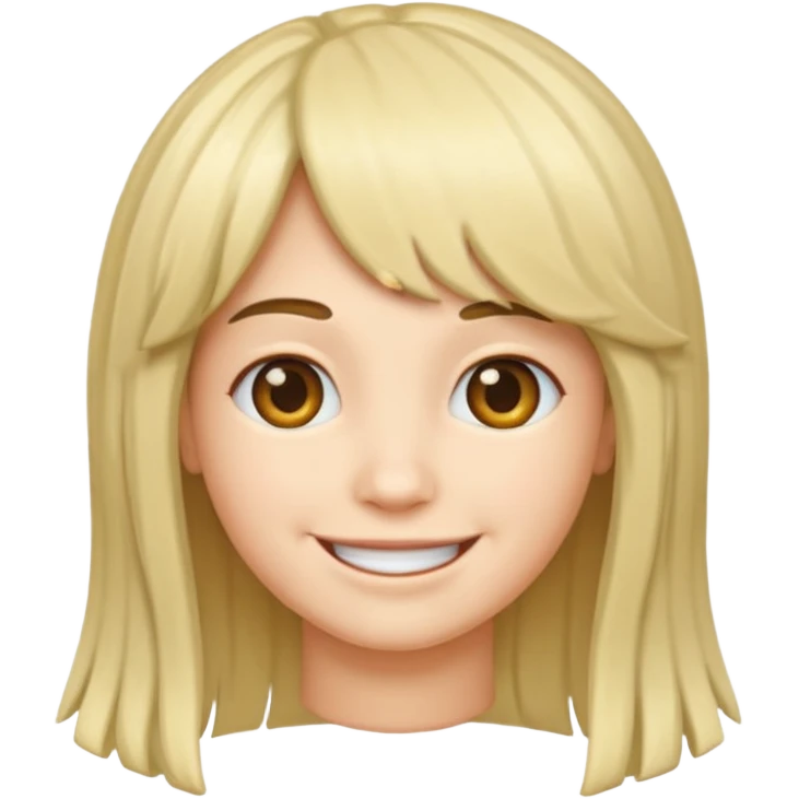 smily face with wig  emoji