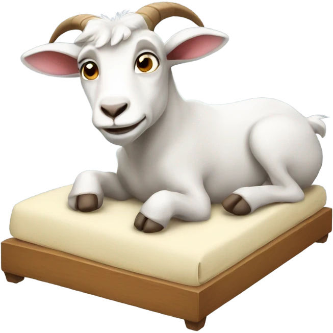 goat going to bed emoji